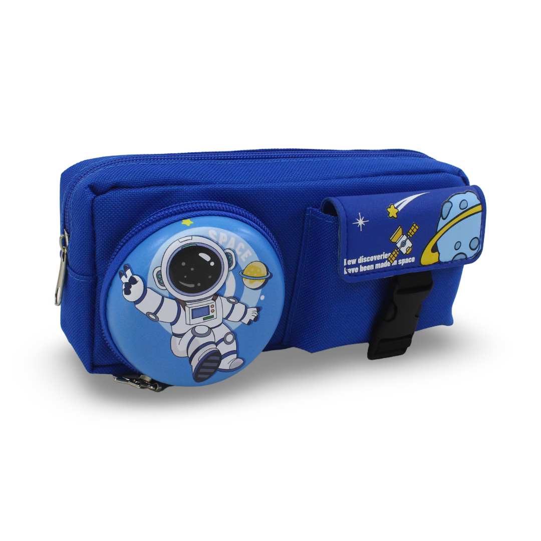 Space 3D Astronaut Pencil Case – Blue
