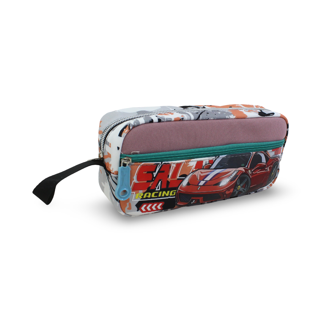 Racing Car Pencil Case – Dusty Pink - School - Andalusia