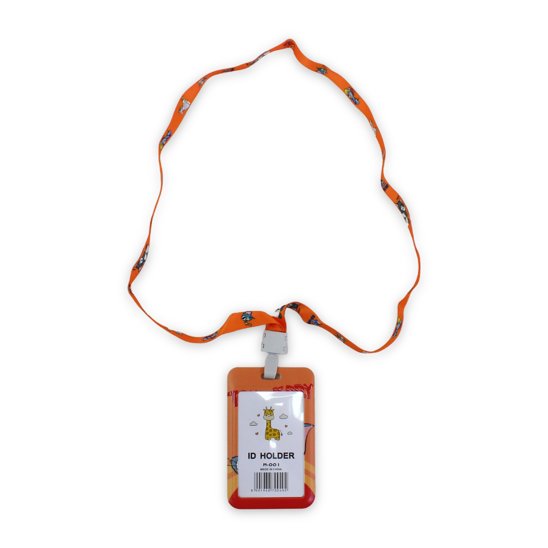 Tom & Jerry ID Badge Holder – Orange