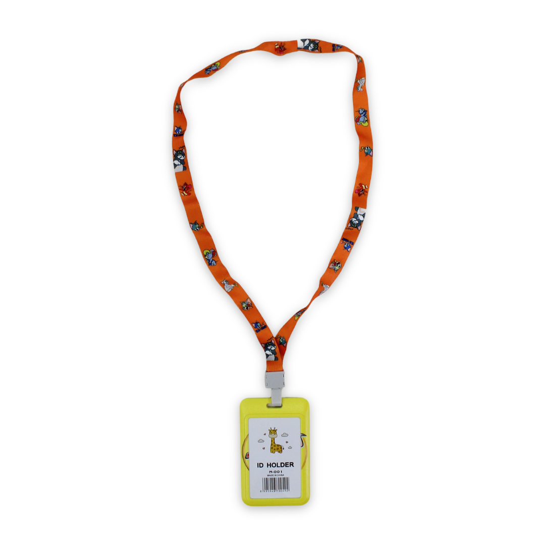 Tom & Jerry ID Badge Holder – Yellow