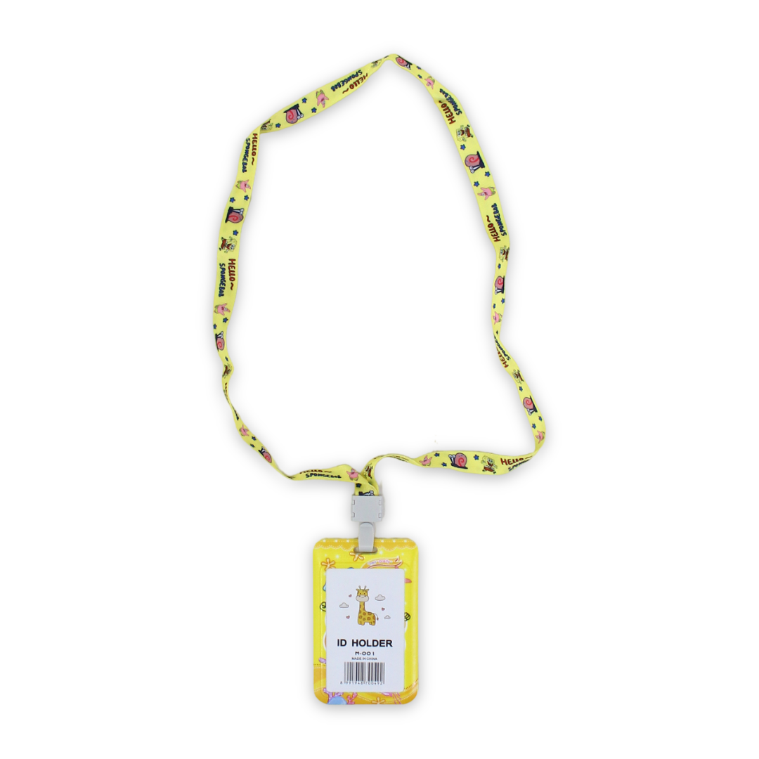 SpongeBob Squarepants ID Badge Holder – Yellow