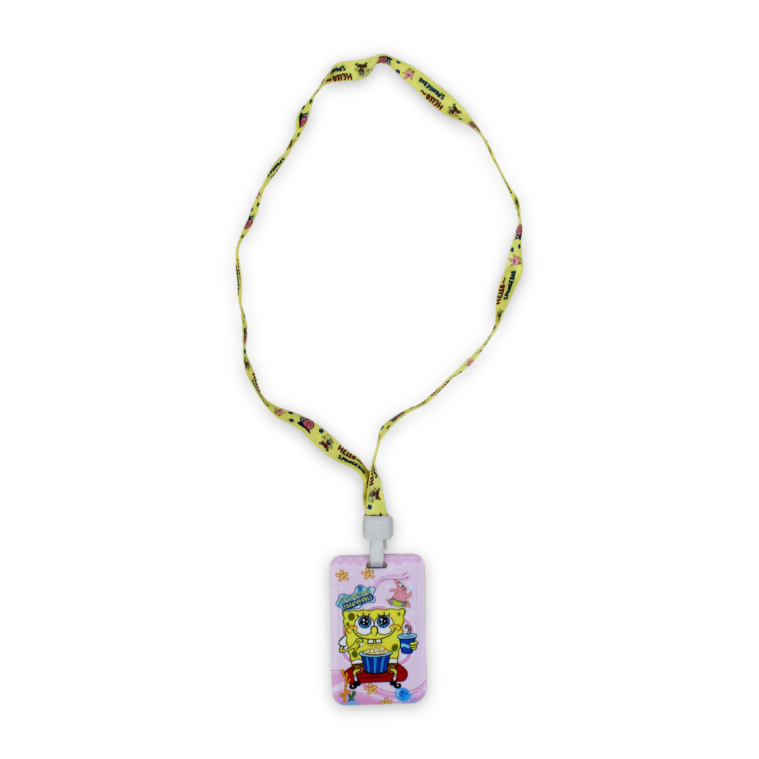 Spongebob SquarePants ID Badge Holder – Pink - School - Andlosya Group