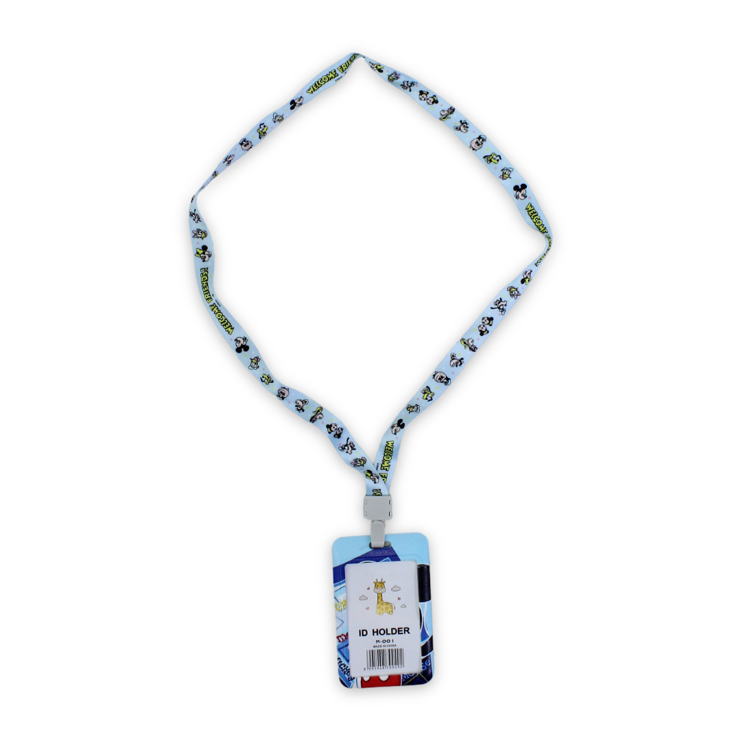 Mickey Mouse ID Badge Holder – Baby Blue