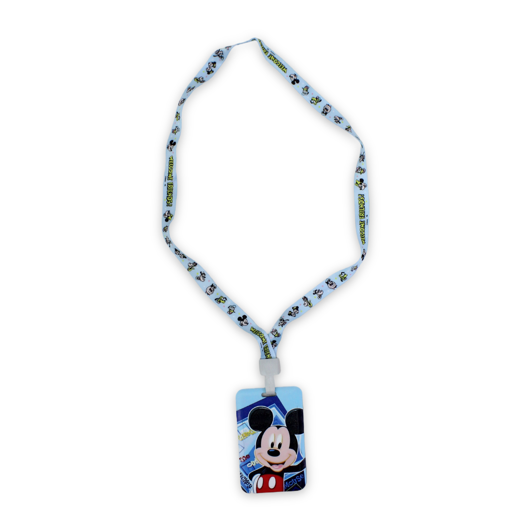 Mickey Mouse ID Badge Holder – Baby Blue