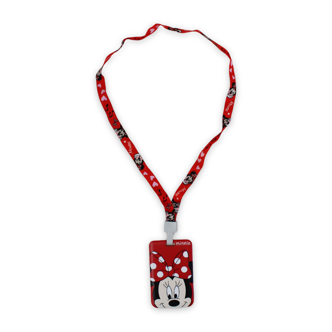 Minnie Mouse ID Badge Holder – Red