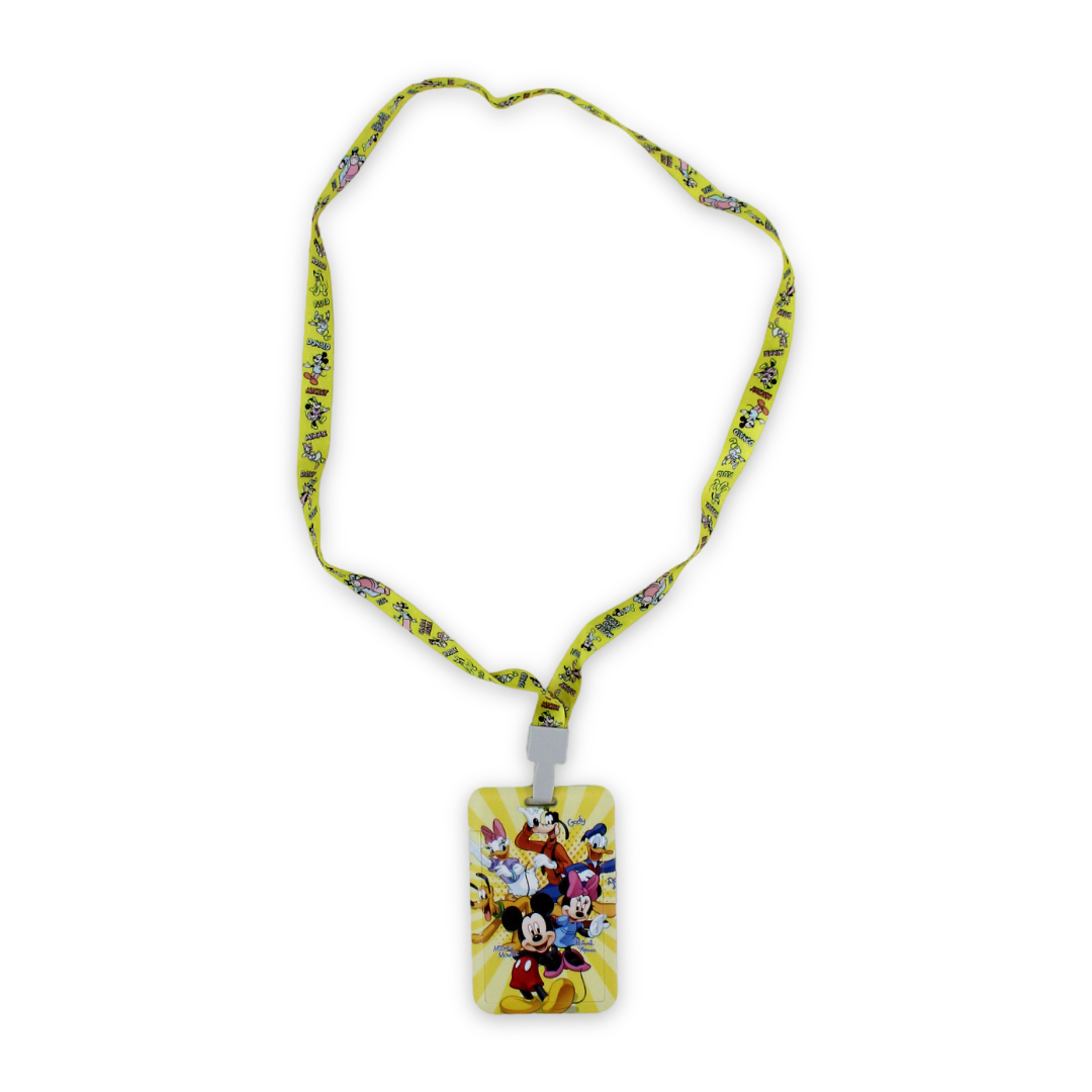 Mickey Mouse and Friends ID Badge Holder – Yellow