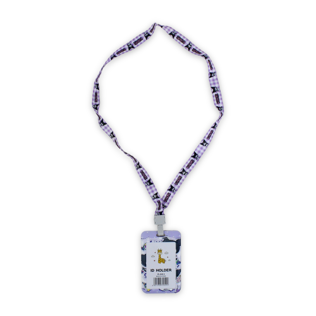 Kuromi ID Badge Holder – Purple