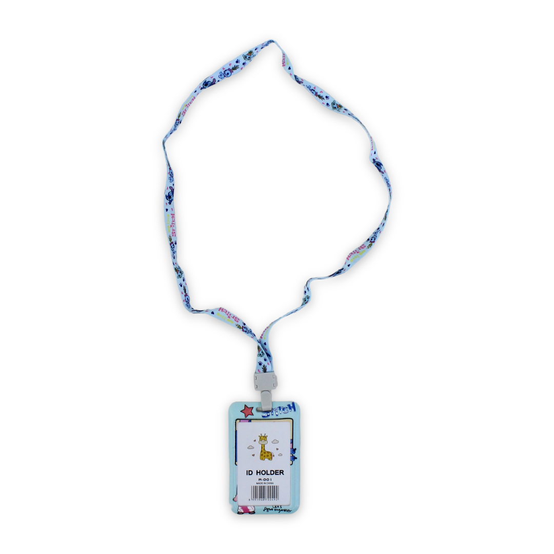 Stitch ID Badge Holder – Aqua