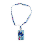 Stitch ID Badge Holder – Aqua