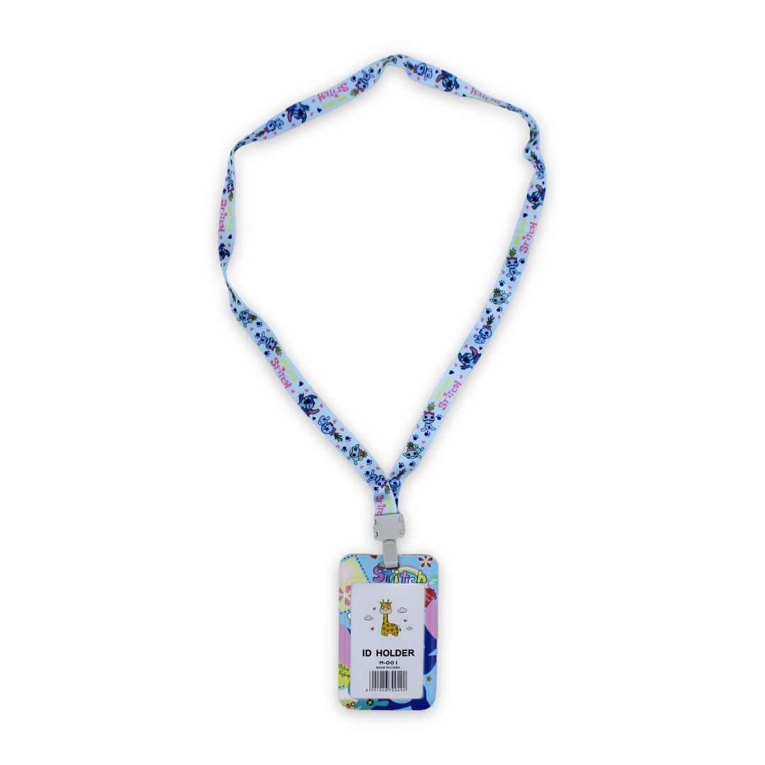 Stitch ID Badge Holder – Baby Blue