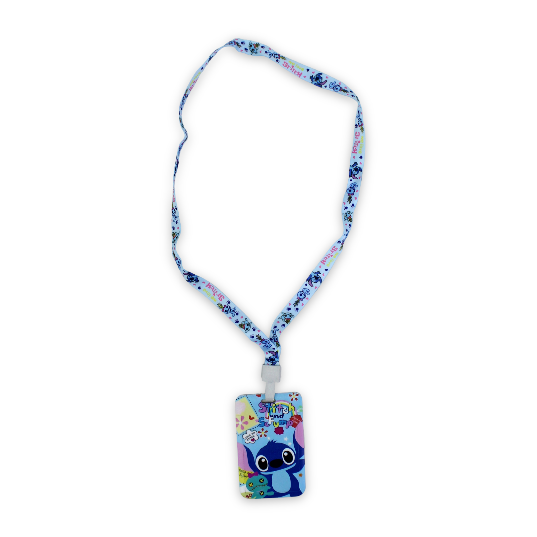 Stitch ID Badge Holder – Baby Blue
