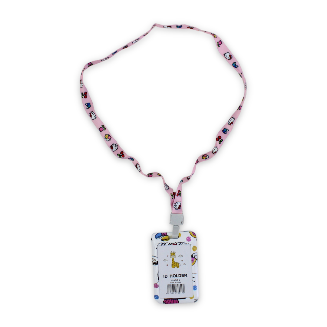 Hello Kitty ID Badge Holder – White