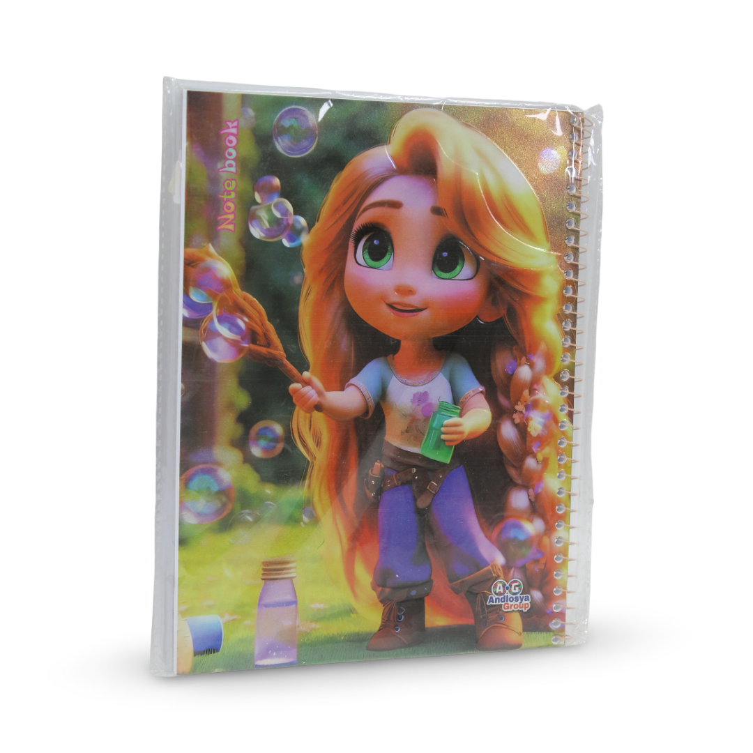 Rapunzel Notebook – 80 Pages