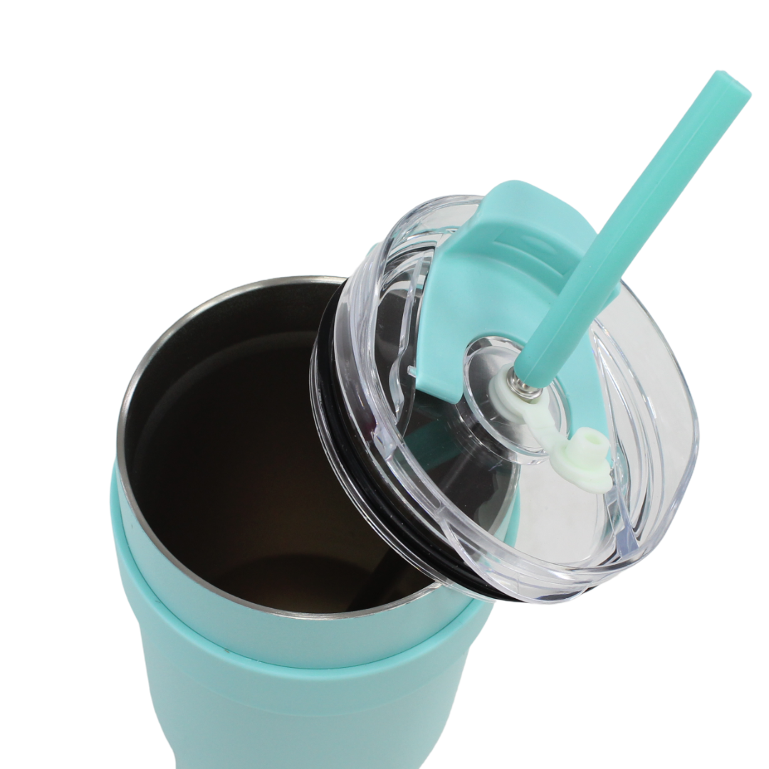 Insulated Mug Tumbler with Straw 1200ml – Aqua