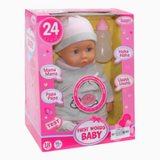 Bayer Design First Words Baby 38 Cm – White