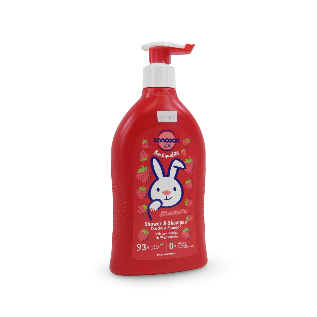 Sanosan Kids Shower & Shampoo Strawberry 400ml