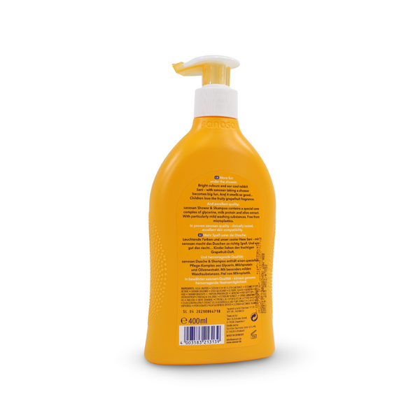 Sanosan Kids Grapefruit 2-in-1 Shower & Shampoo 400ml