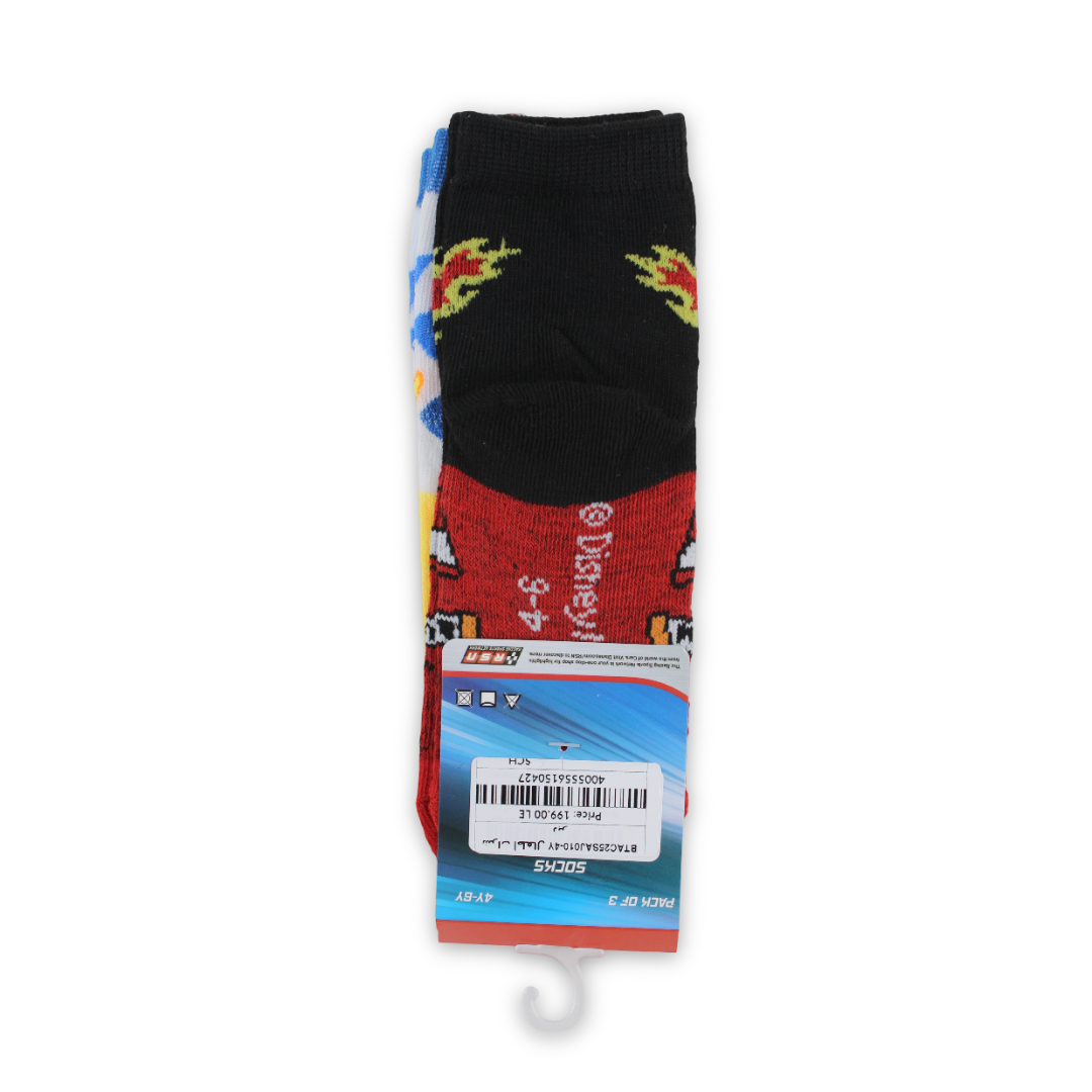 DC Comics Boys Cars Socks – Pack Of 3