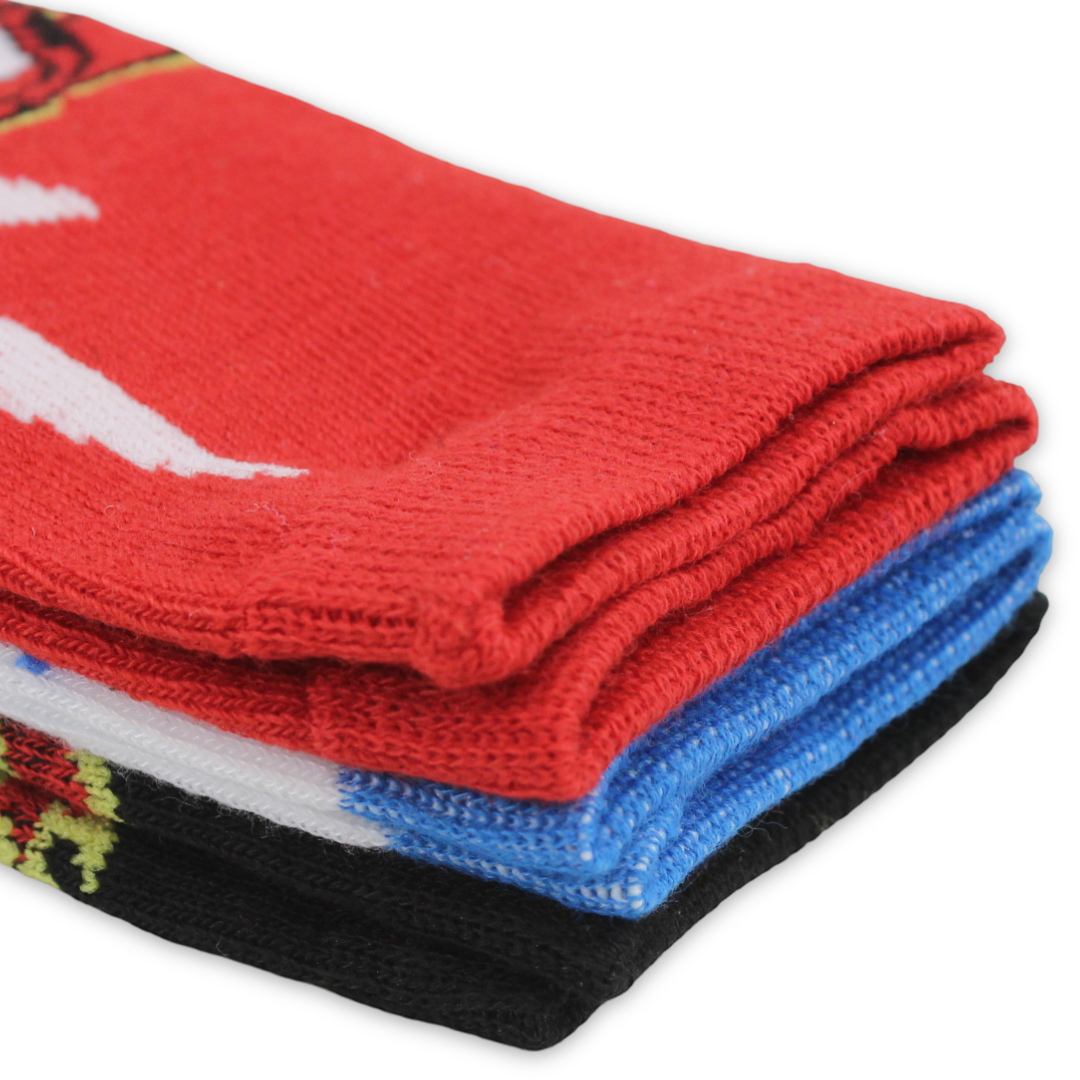 DC Comics Boys Cars Socks – Pack Of 3