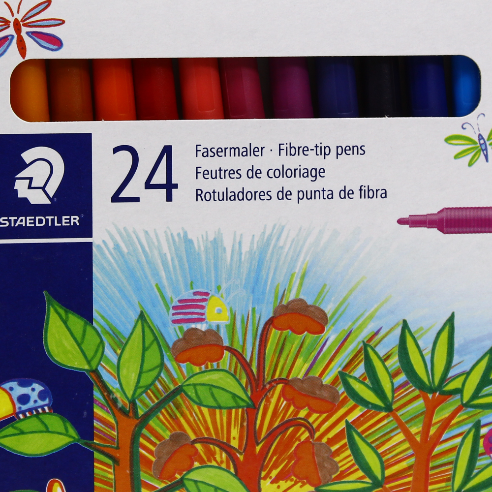 Staedtler Felt Tip Pens – 24 Colors