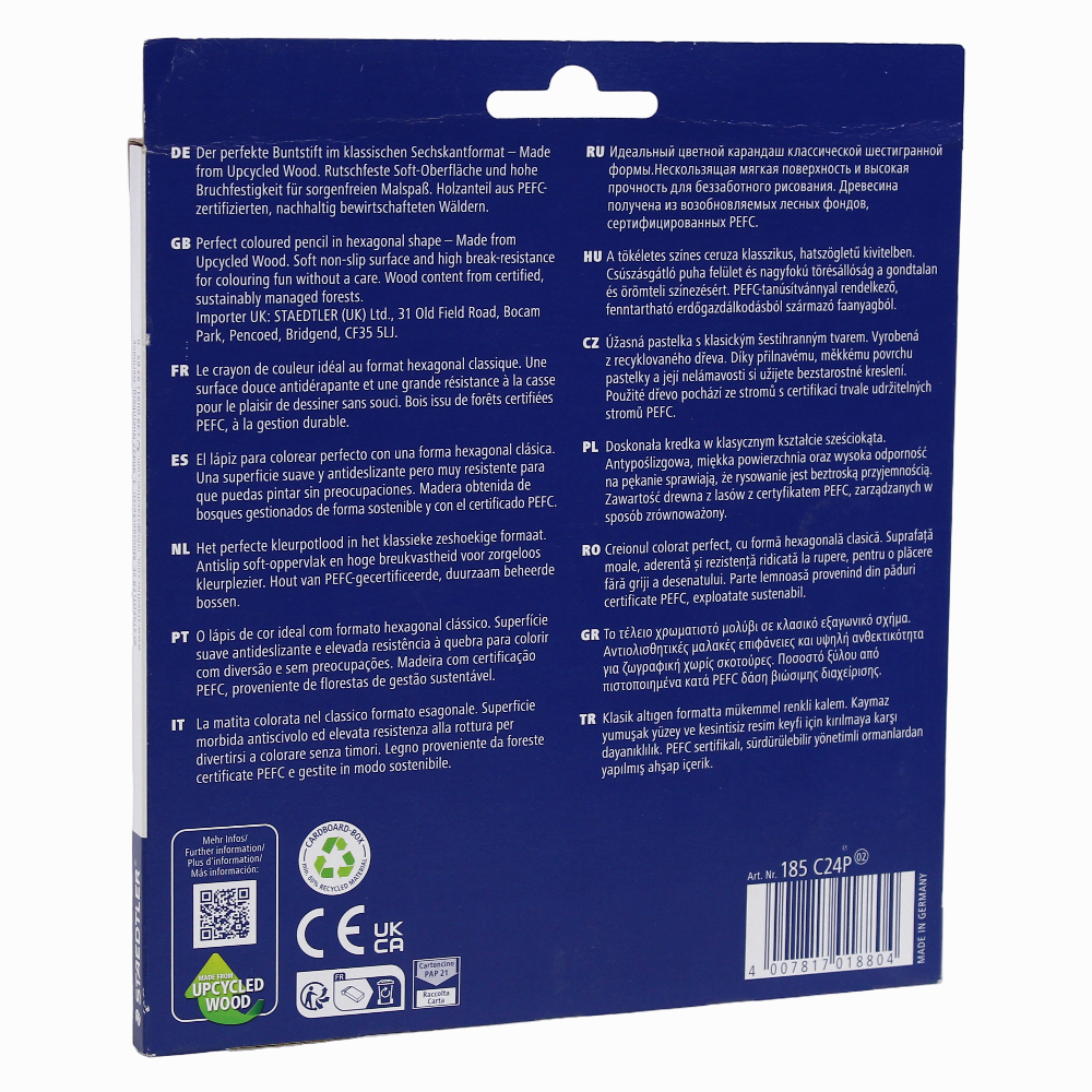 Staedtler Noris Wooden Colored Pencils – 24 Colors (20+4 Promotion)