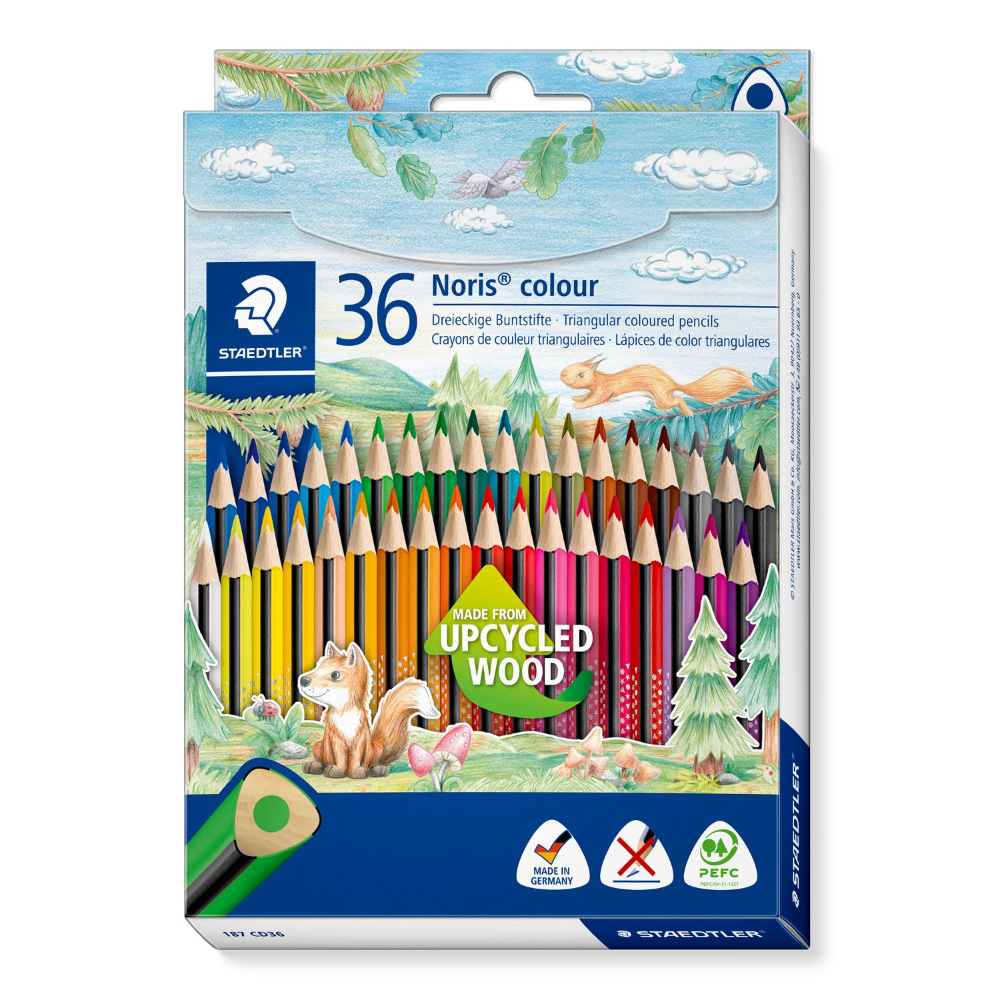 Staedtler Noris Wooden Colored Pencils – 36 Colors
