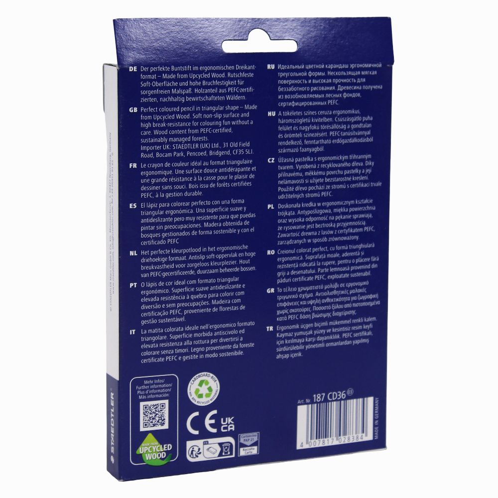 Staedtler Noris Wooden Colored Pencils – 36 Colors