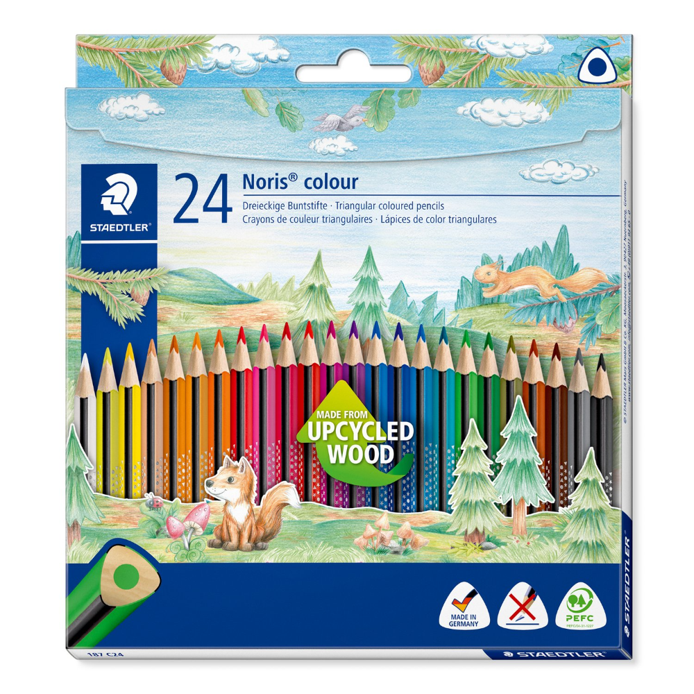 Staedtler Noris Wooden Colored Pencils – 24 Colors