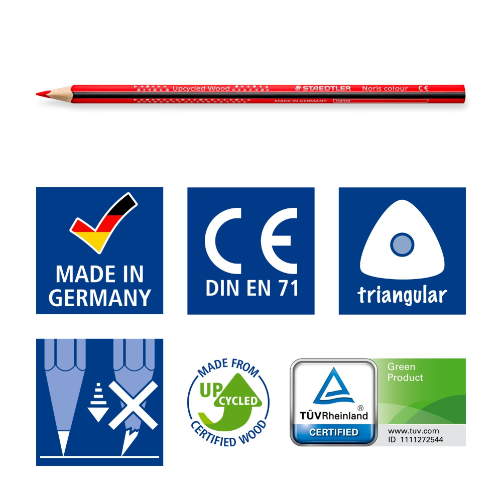 Staedtler Noris Wooden Colored Pencils – 24 Colors