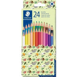 Staedtler Hexagonal Pencils, Pattern Mix, 24pk