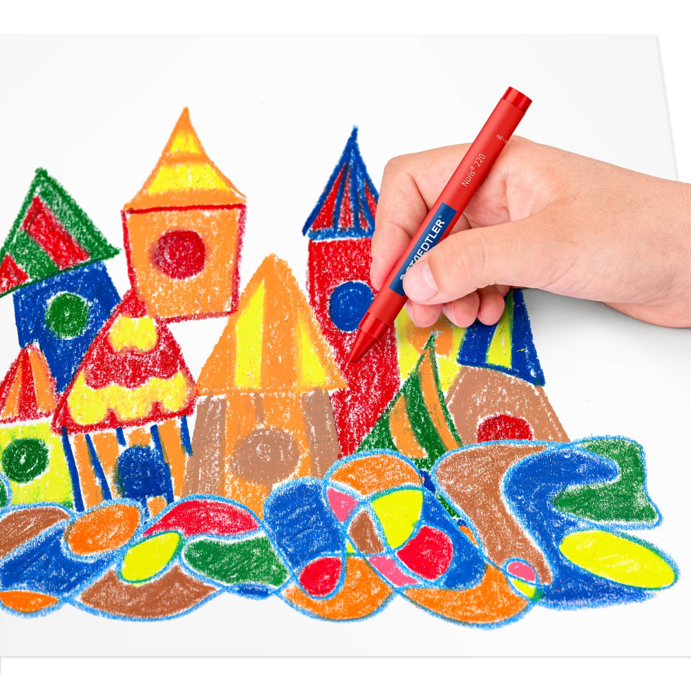 Staedtler Noris Wax Crayons – 24 Colors