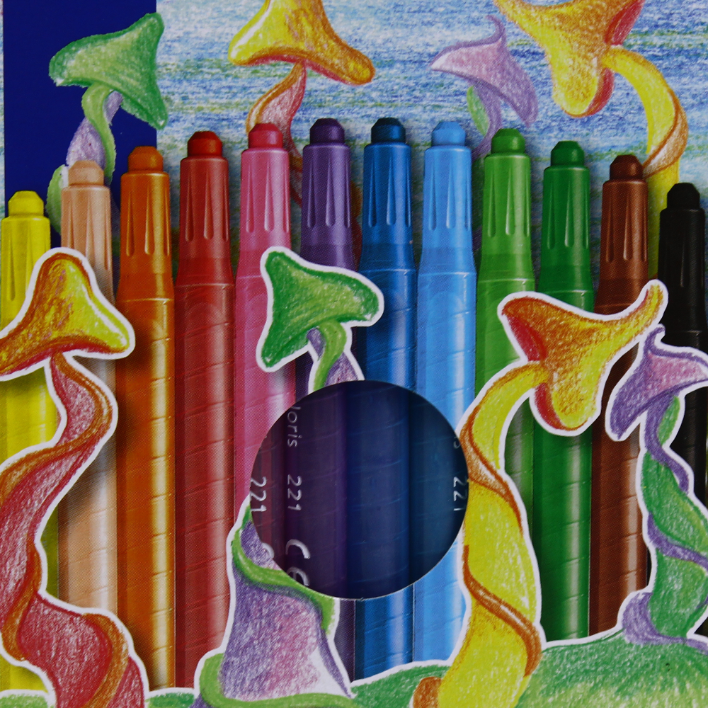 Staedtler Noris Twist Wax Crayons – 12 Colors