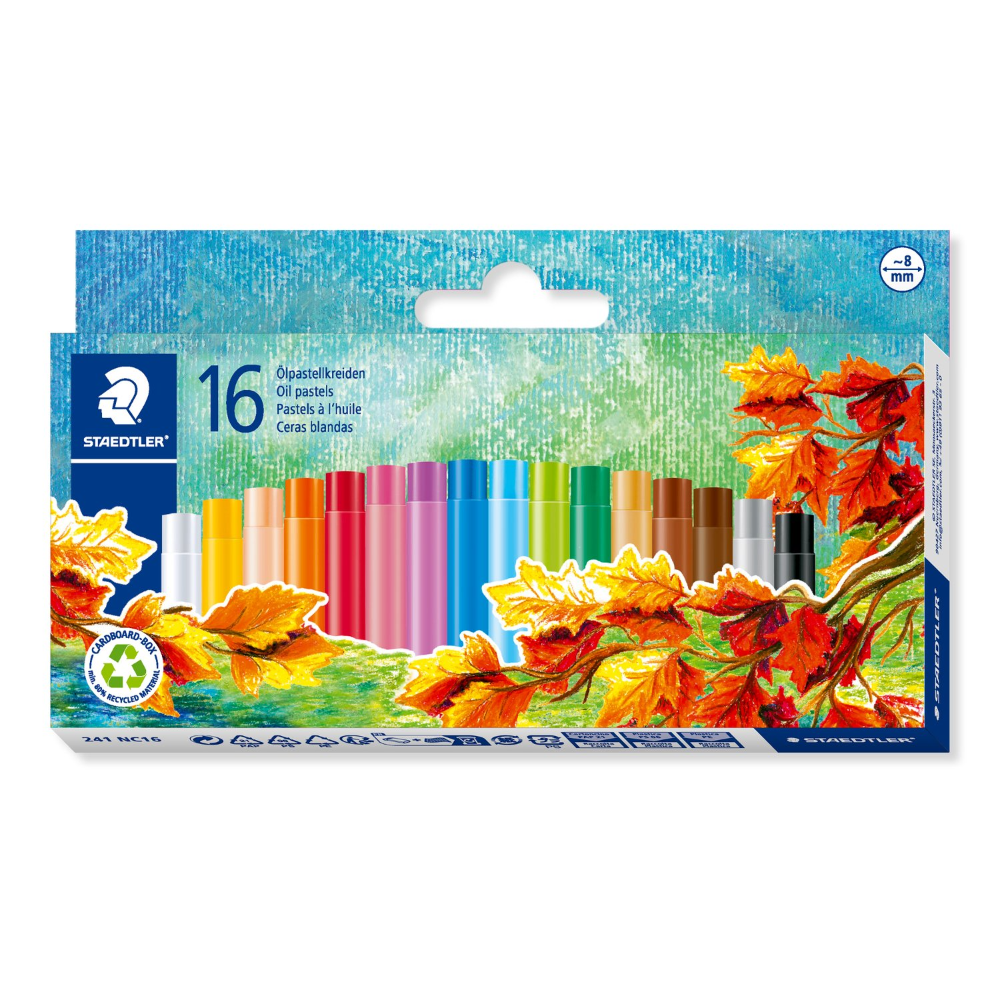 Staedtler Noris Pastel Crayons – 16 Colors