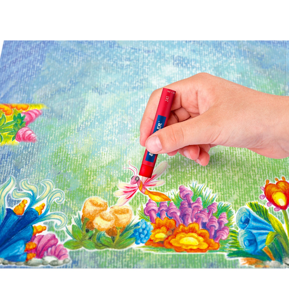 Staedtler Noris Pastel Crayons – 16 Colors