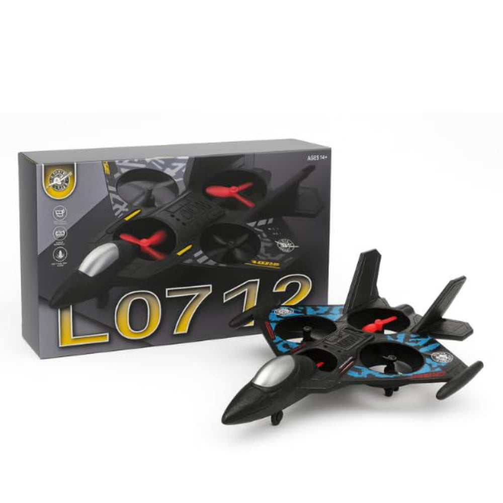 Remote-Control Flying Jet - Black