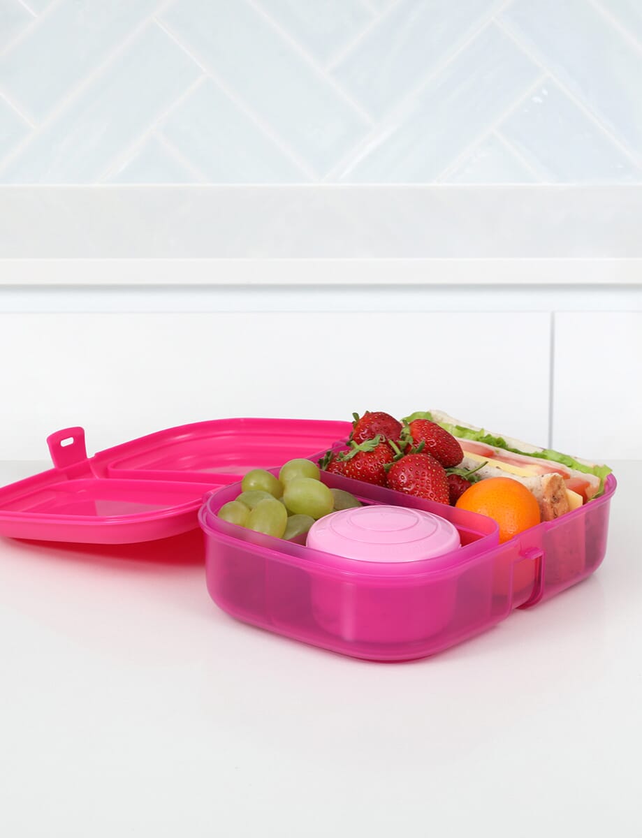 Sistema Plastic Lunch Box – Pink