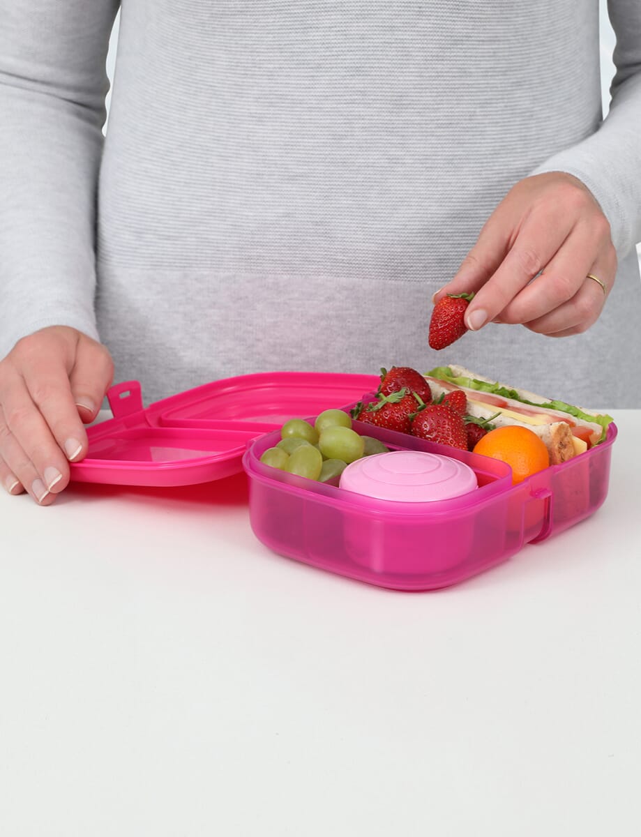 Sistema Plastic Lunch Box – Pink