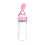 La Frutta Squeeze-and-Feed Baby Spoon Bottle – Pink