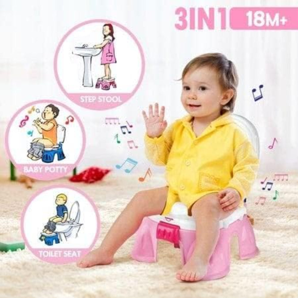 3-in-1 Baby Toilet With Music