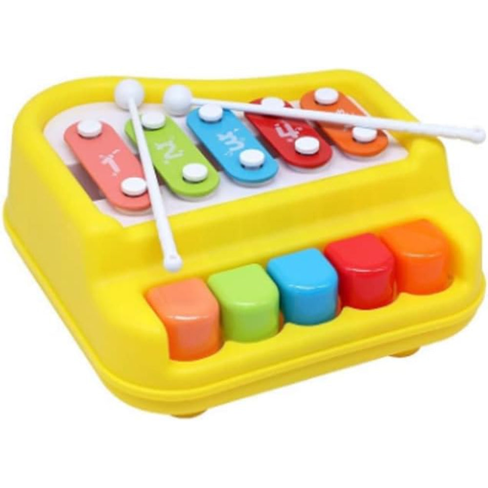 Huanger Vocal Piano Toy – Yellow - Toys