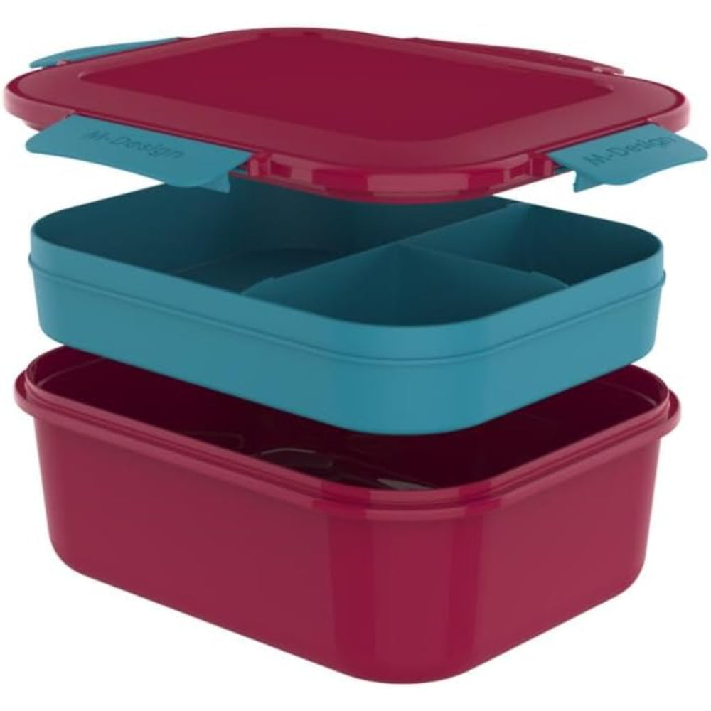 M-Design Lunch Box – 2.1 L Fuchsia/Teal