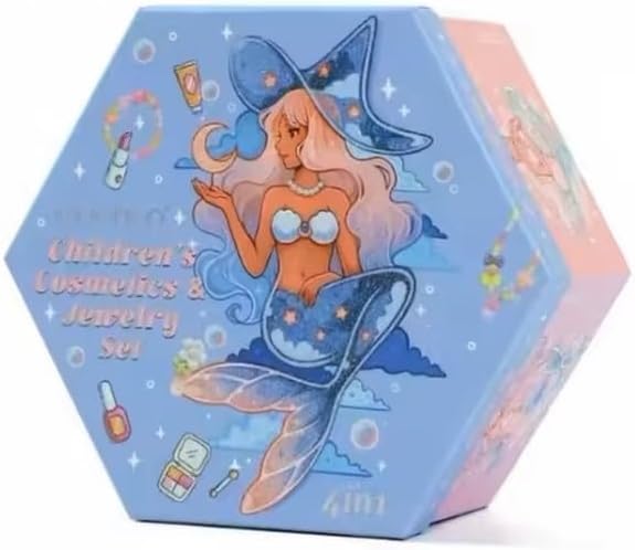 Marvellous Mermaid – 4-Layer Kids Makeup and Jewelry Set