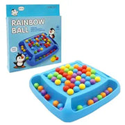 Penguin Rainbow Ball Maze Game