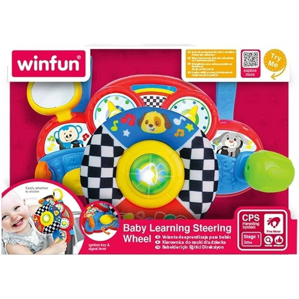 WinFun Baby Learning Steering Wheel Kids Toy – Ourkids
