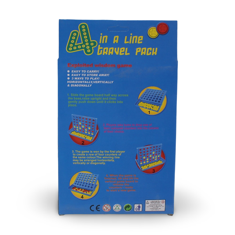 Conect Four in a Line Board Game