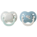 Tommee Tippee Ultimate Fit Pacifier Set 0-6m – Off-White & Baby Blue (Pack Of 2)