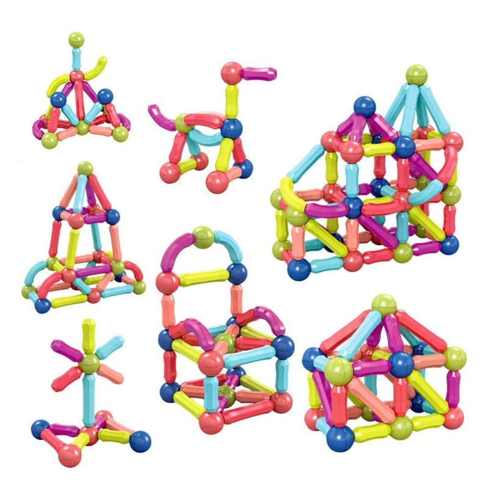 Magnetic Toy Set – 60 Pieces
