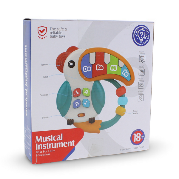 Huanger Parrot Musical Rattle & Teether