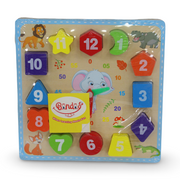 Banda Wooden Shape-Sorting clock