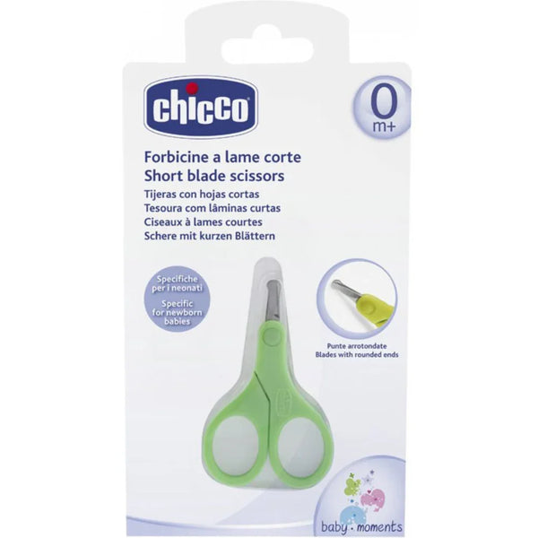 Chicco Scissors With Short Blade - Green